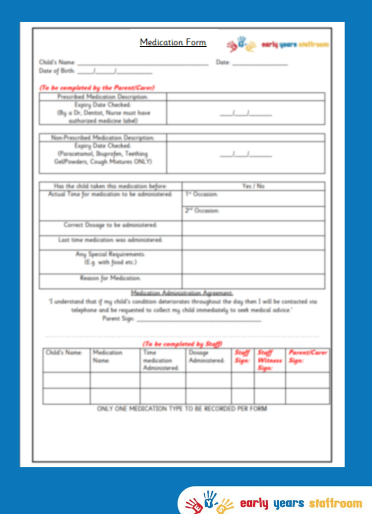 Medication Form