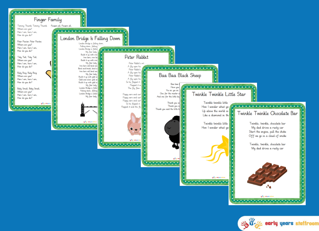 Nursery Rhyme's Booklet