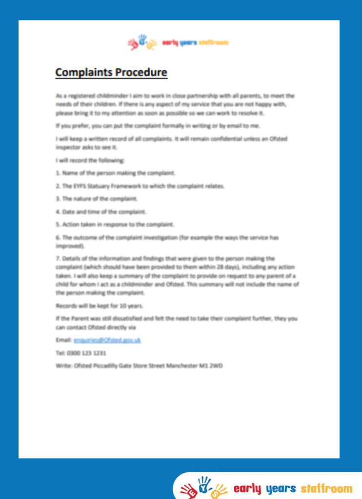 Complaints Policy