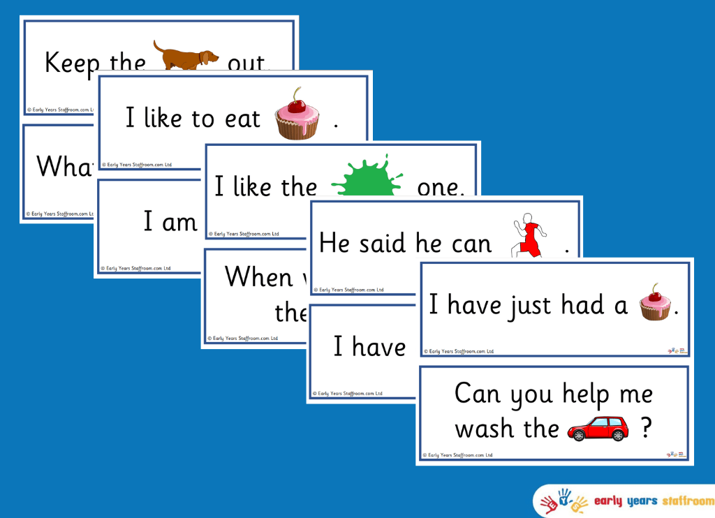 Phonics Phase 4 Sentences Picture Sentences
