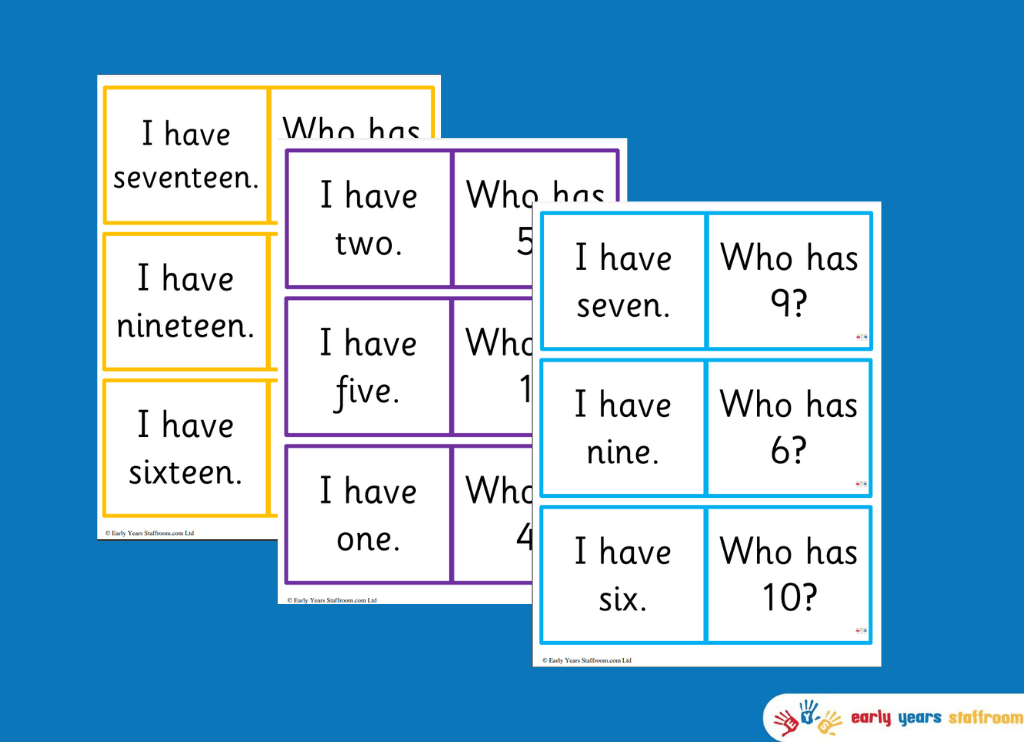 Words and Numbers Maths Loop Game