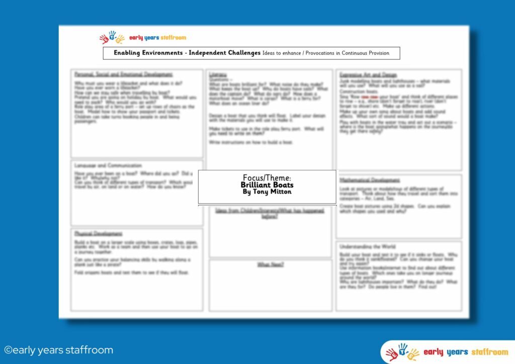 Early Years Resources