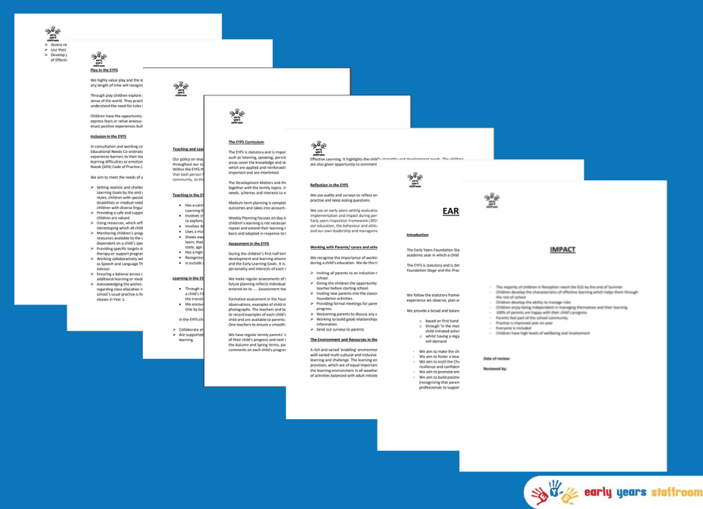 Early Years Teaching and Learning Policy