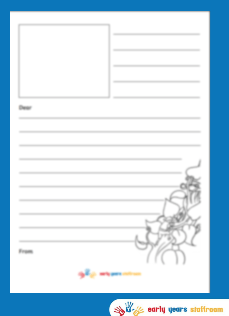Letter Template - Jack and the Beanstalk