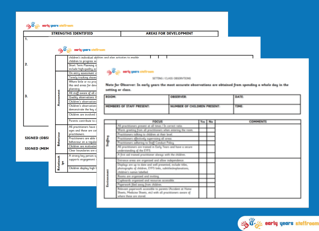Early Years Practitioner Observation Learning Walk