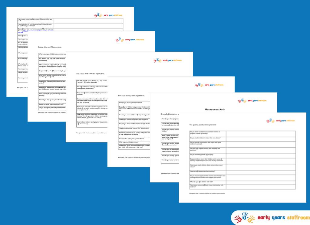 Management Audit (SEF) for Ofsted Outstanding