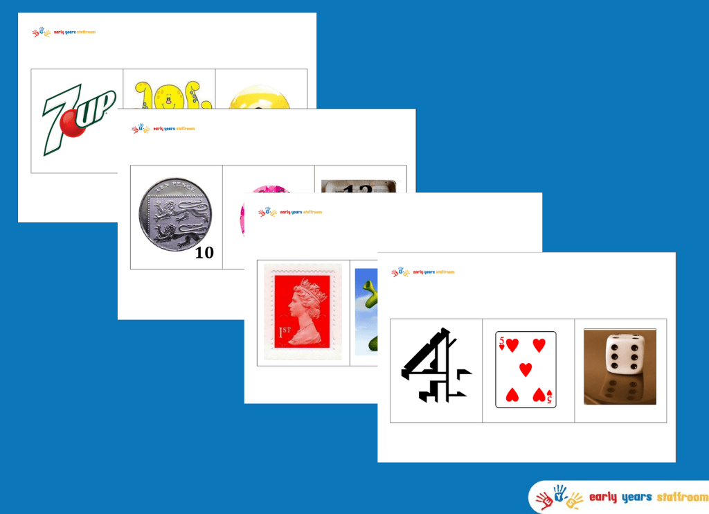 Number Cards Real life 1-20