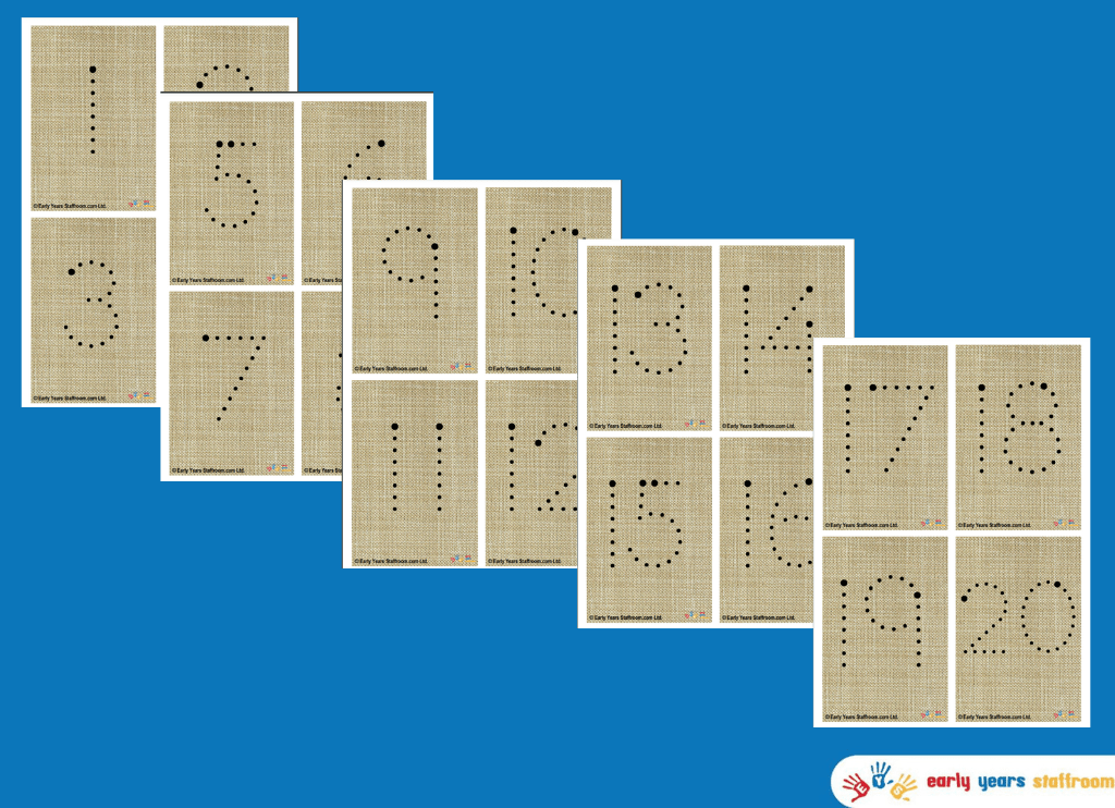 1-20 Dotty Numbers Hessian