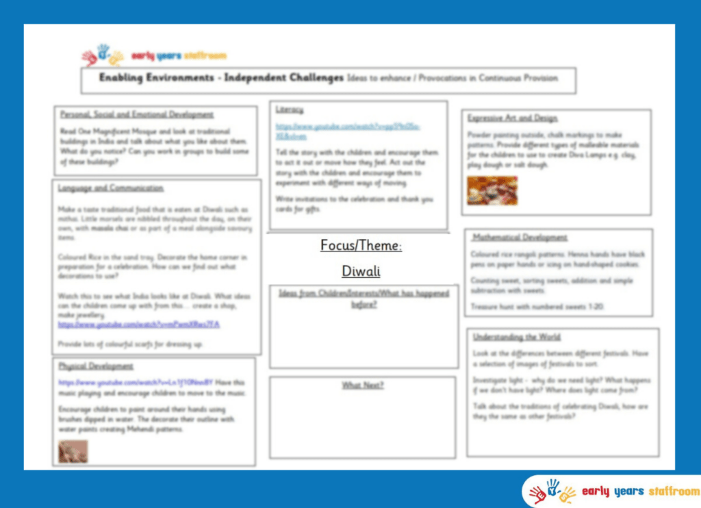 Early Years Planning And Resources To Download