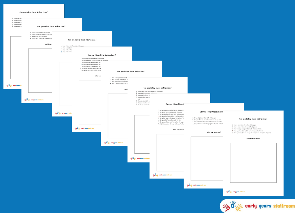 Can you follow these instructions? Worksheets