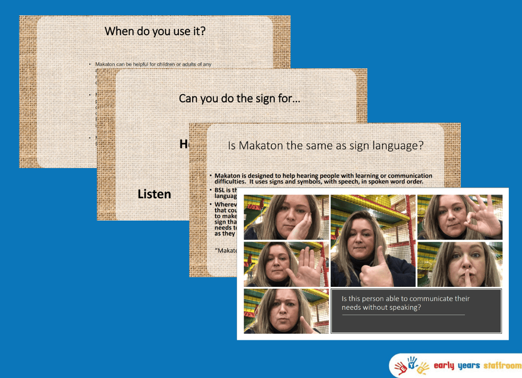 Sign Language Staff Training - PowerPoint