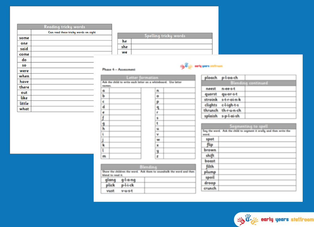 Every Sound Matters - Phonics Phase 4 Assessment