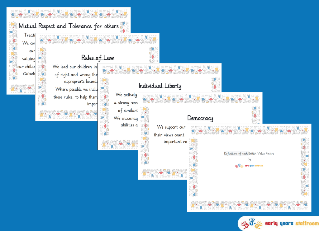 Definitions of Fundamental British Values Posters