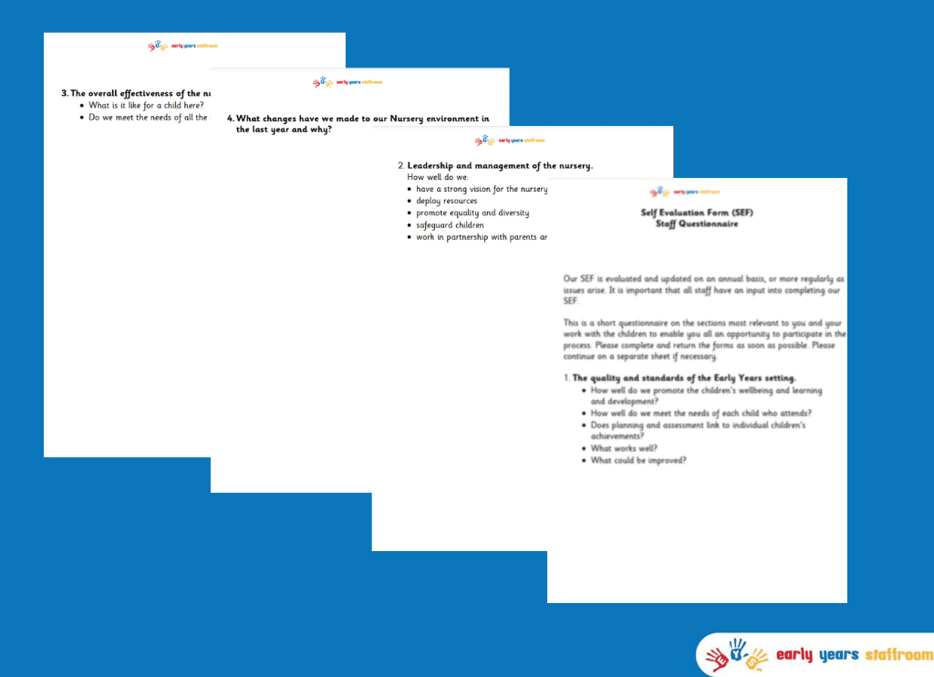 Staff Questionnaire for Nursery
