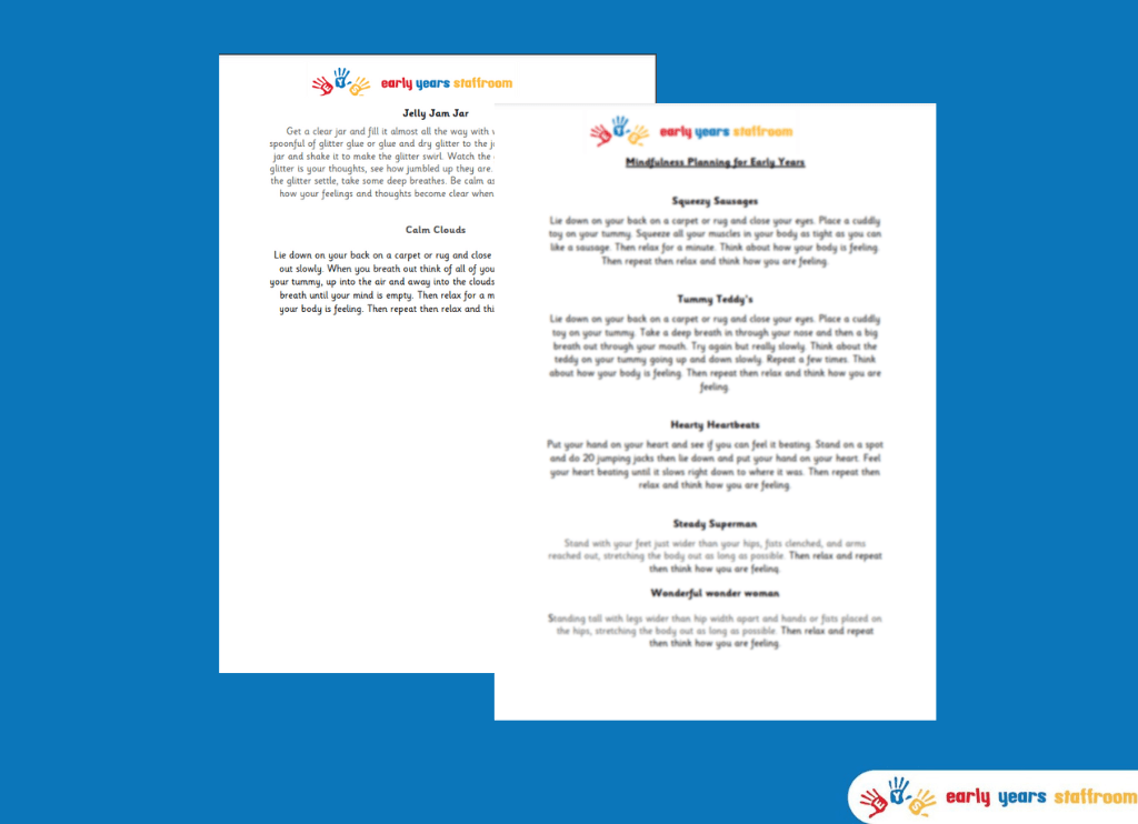 Mindfulness Planning for Early Years