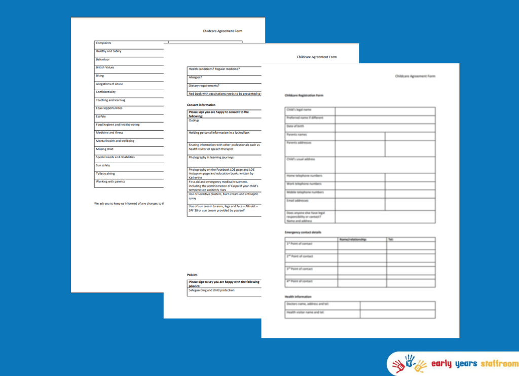 Childcare Registration Form