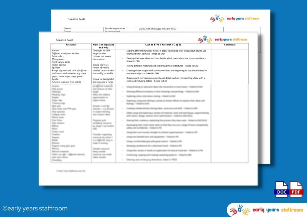Early Years Resources And Planning To Download