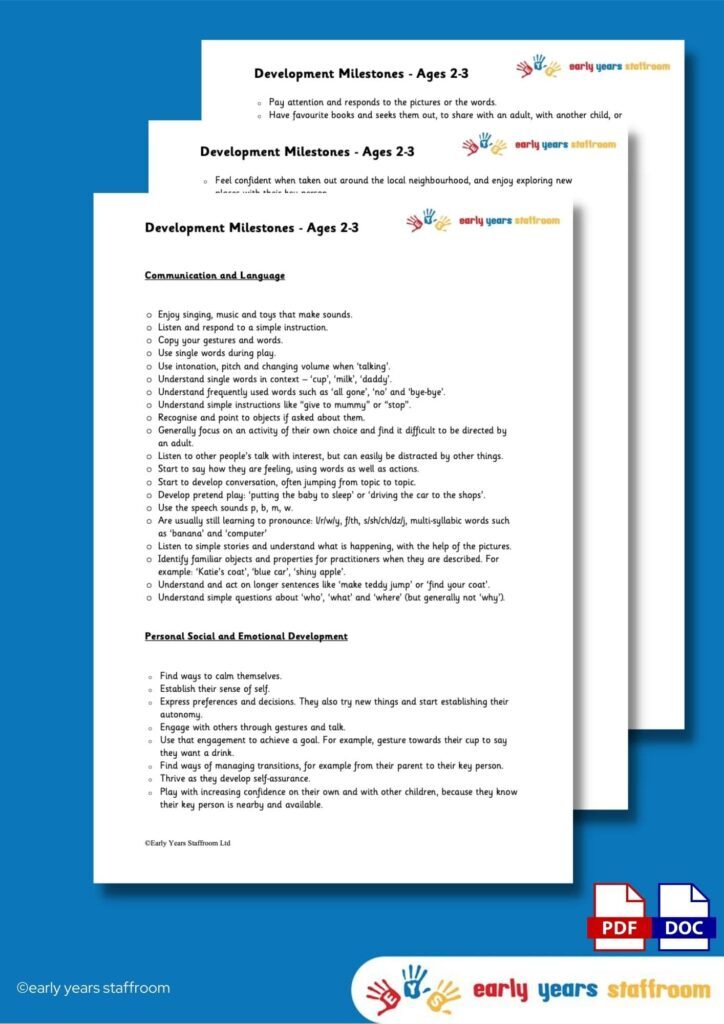Early Years Planning And Resources To Download